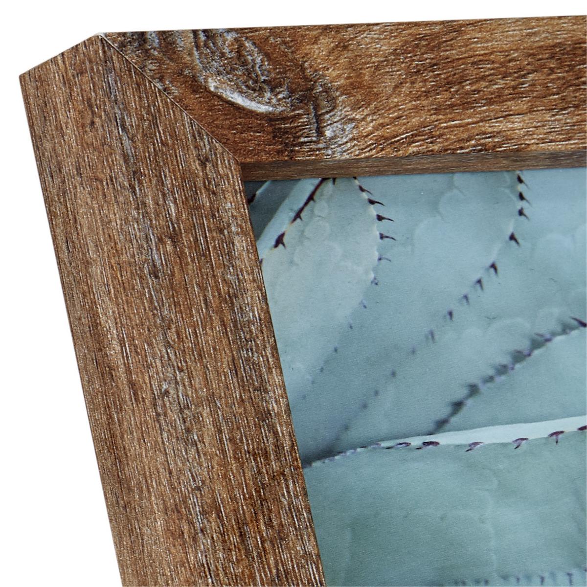 Bilderrahmen 10x15 cm Carla Holz Naturfarben, 12,7x17,7 cm - Nussbaumfarben, Basics, Glas/Holz (12,7/17,7/2cm) - Luca Bessoni