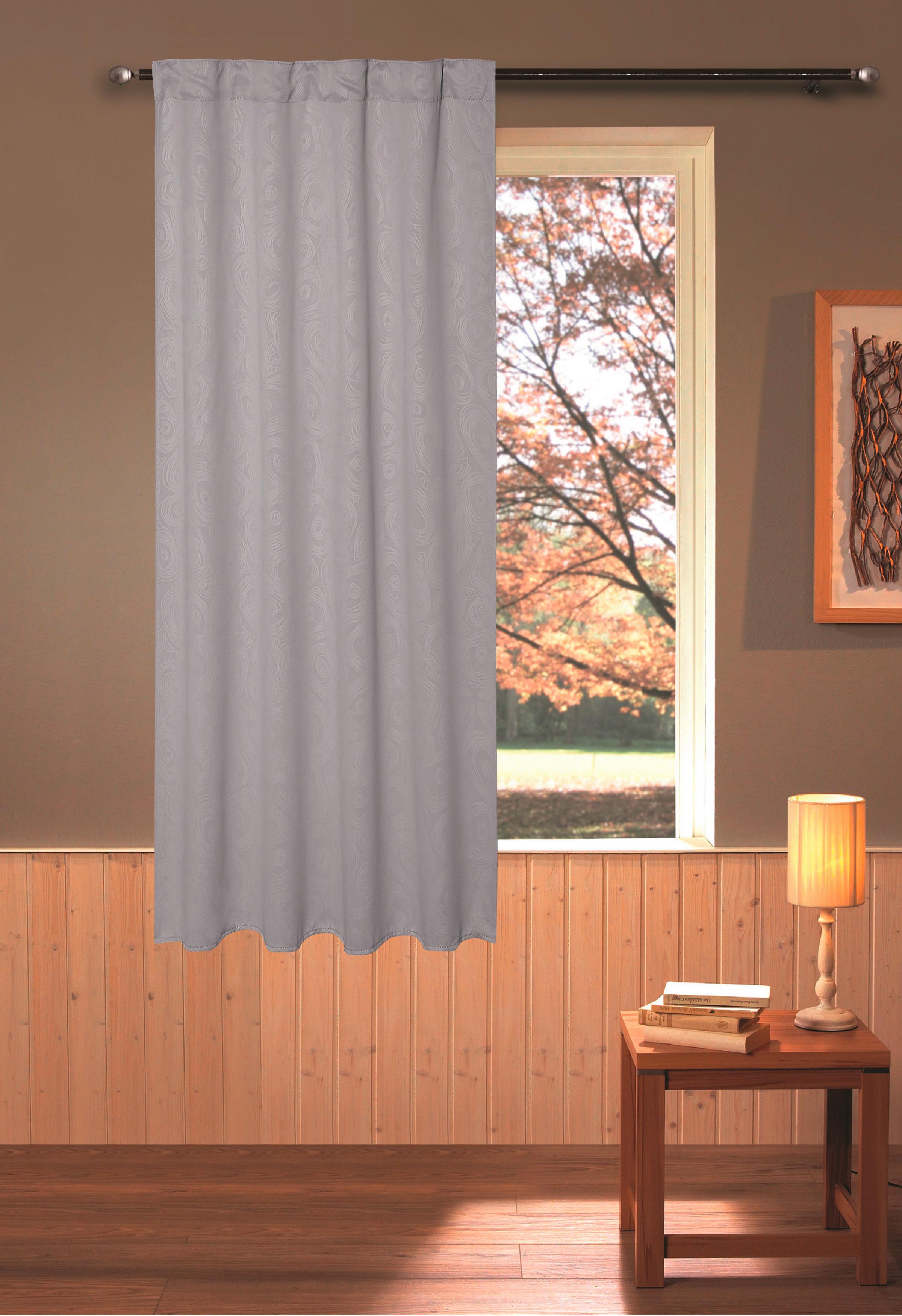 Verdunkelungsvorhang Romana - Grau, ROMANTIK / LANDHAUS, Textil (135/175cm) - James Wood