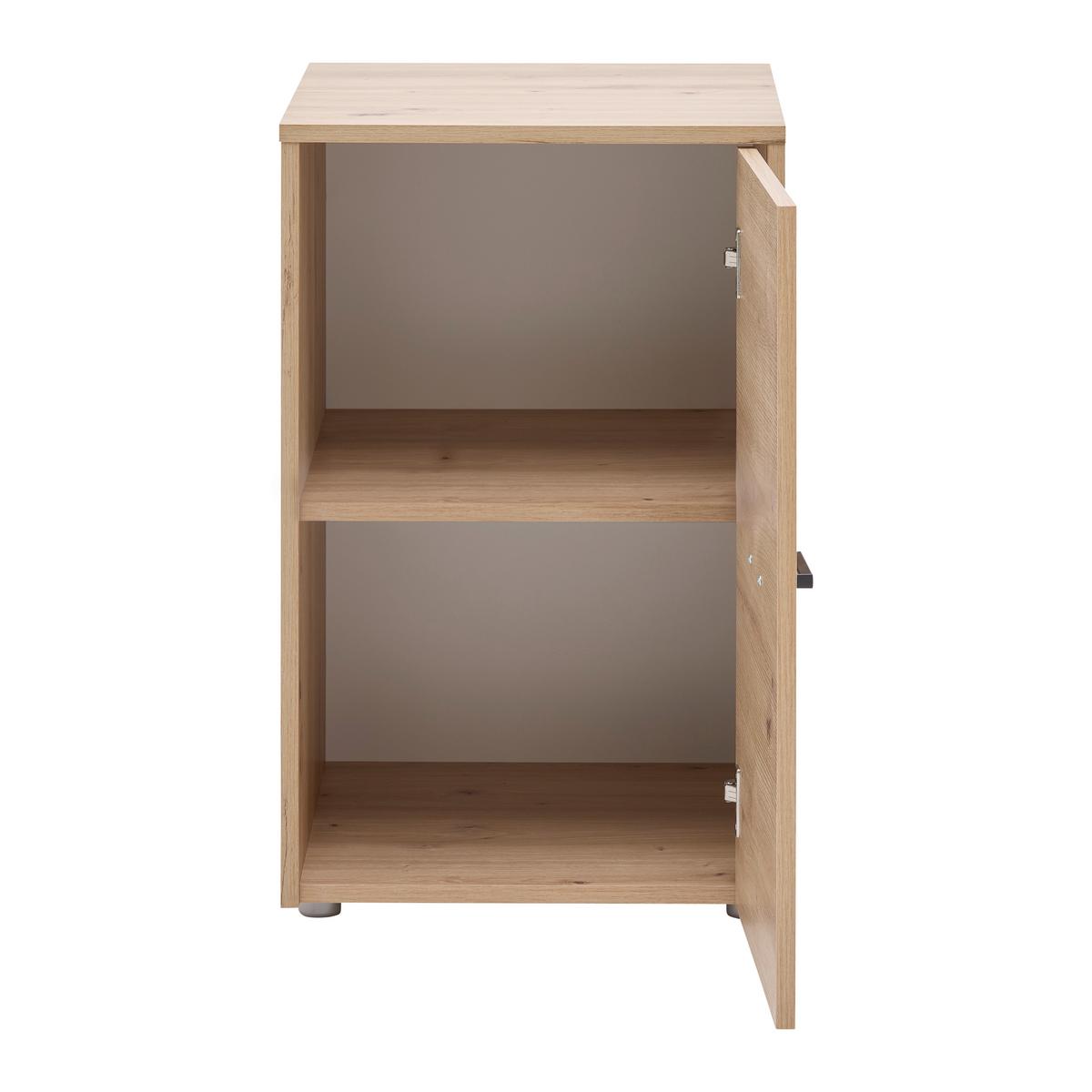 PODSTAVNÁ SKŘÍŇKA KIVO - černá/dub artisan, Moderní, kompozitní dřevo/plast (45/69,8/52,1cm)