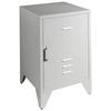 Nachtkästchen Bronxx Grau B: 40 Cm - Grau, MODERN, Metall (40/60/40cm) - MID.YOU