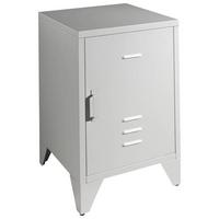 Nachtkästchen Bronxx Grau B: 40 Cm - Grau, MODERN, Metall (40/60/40cm) - MID.YOU