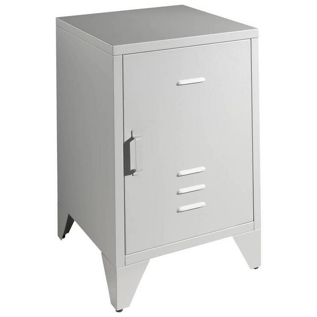 Nachtkästchen Bronxx Grau B: 40 cm