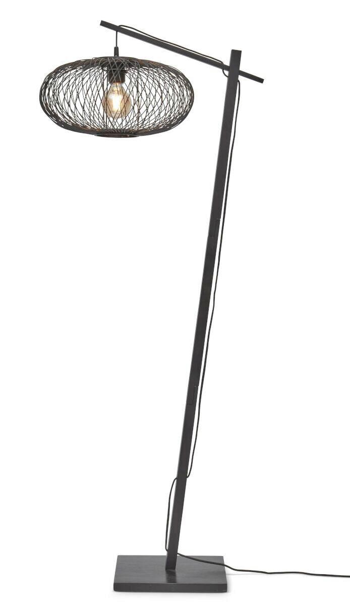 Stehleuchte Cango/fs/ad/b/4020/b - Schwarz, Trend (150/40/62cm) - Good & Mojo