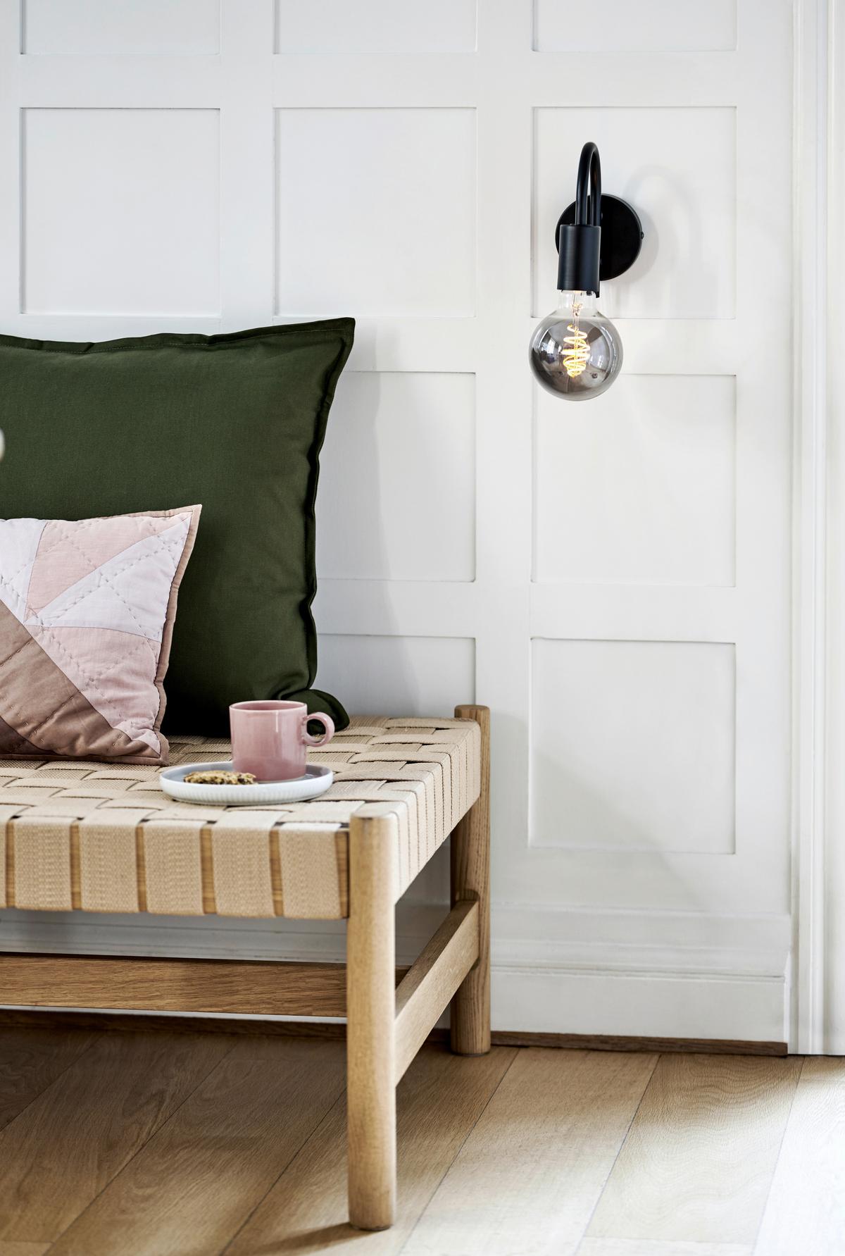 Wandleuchte Schawrz L: 9 cm - Schwarz, Design, Metall (9/16/17,5cm) - Nordlux