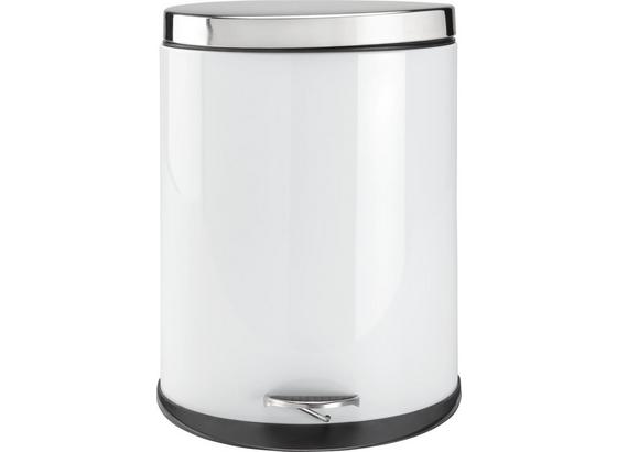 Nášlapný Kôš Carmen - čierna/biela, Moderný, kov/plast (34/43,7/25cm) - Mömax modern living Nášlapný Kôš Carmen - čierna/biela, Moderný, kov/plast (34/43,7/25cm) - Mömax modern living