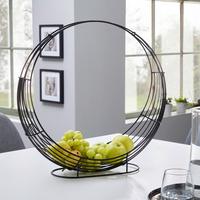Obstkorb Charlotte - Schwarz, Basics, Metall (50,5/18,5/50cm) - James Wood
