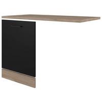 Geschirrspülerfront Capri Eiche Dekor/Schwarz B: 110 cm - Eichefarben/Schwarz, KONVENTIONELL, Holzwerkstoff (110/85/60cm) - FlexWell