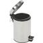 Treteimer Leonardo II - Chromfarben/Schwarz, KONVENTIONELL, Kunststoff/Metall (20,5/27,8cm) - Homezone Treteimer Leonardo II - Chromfarben/Schwarz, KONVENTIONELL, Kunststoff/Metall (20,5/27,8cm) - Homezone