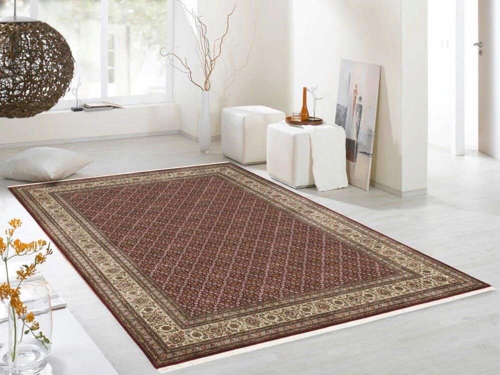 Orientalischer Webteppich Creme/Rot Cavari 200x300 cm - Rot/Creme, Basics, Textil (200/300cm) - Cazaris