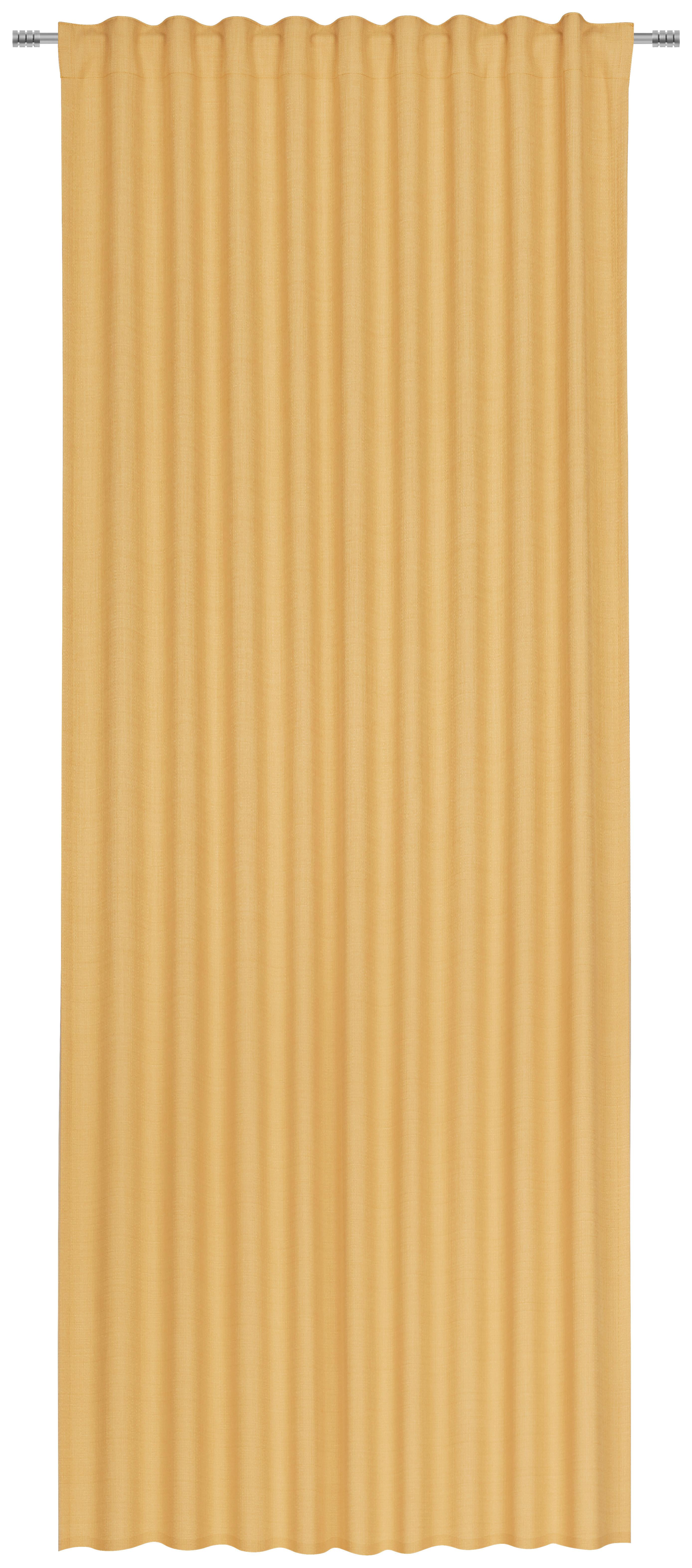 Záves Leo, 135/255cm, Žltá - žltá, plast (135/255cm) - Premium Living