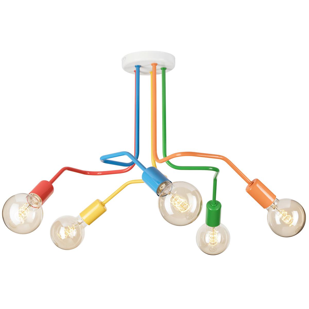 Pendelleuchte Domino Multicolor B: 59 cm - Multicolor, Design, Metall (40/59/59cm)