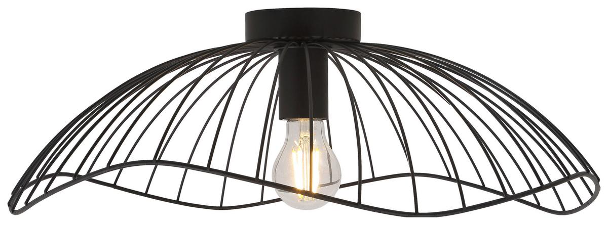 Stropné svietidlo ELIOT, bez 1xE27 max. 40W - čierna, Modern, kov (50/17,5cm) - Mömax