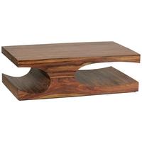 Couchtisch Wl1.521 - Sheeshamfarben, Design, Holz (118/70/38cm) - MID.YOU