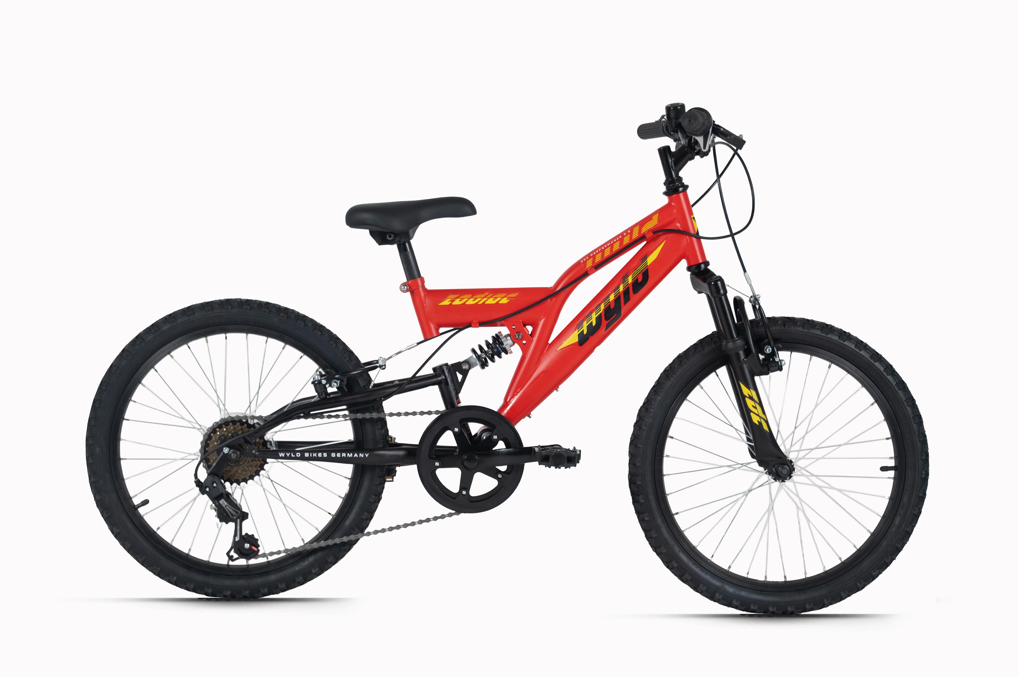 WYLD MTB Fully 20'' rot - Hellrot, LIFESTYLE, Metall (25/140cm)