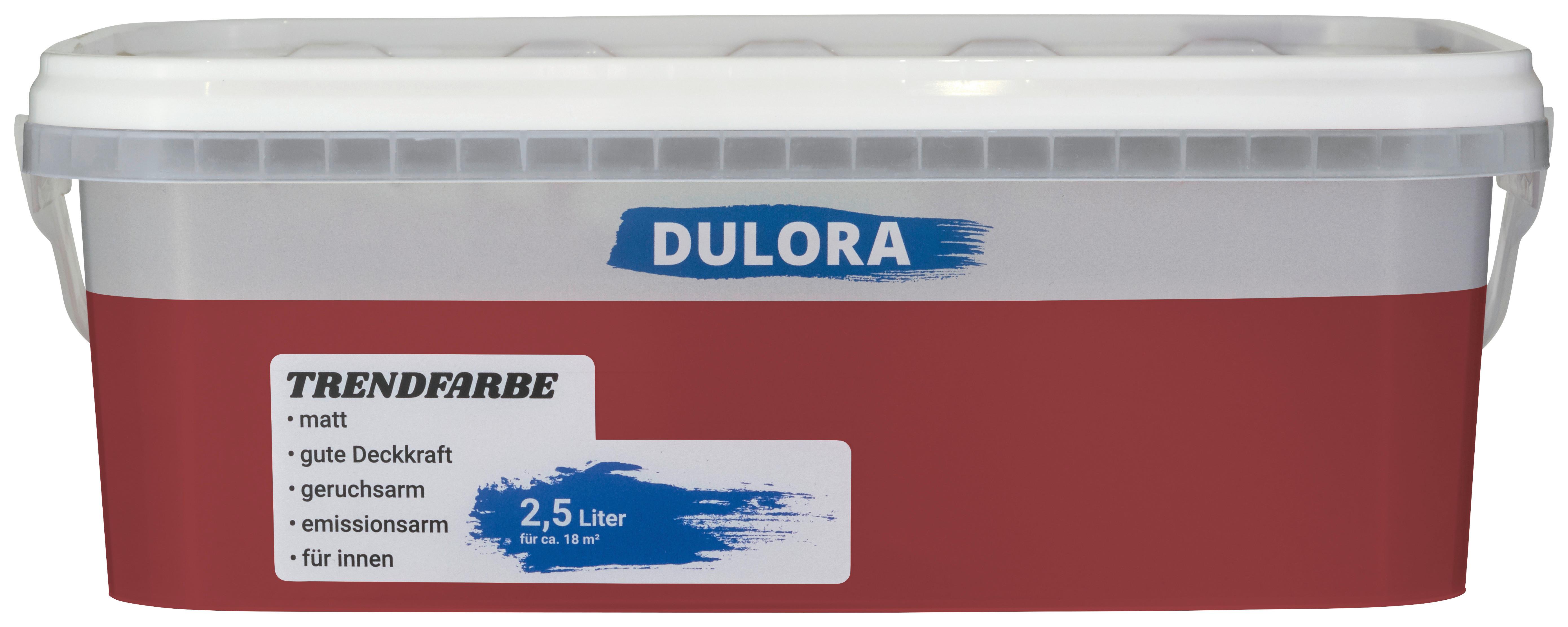 Wandfarbe Rubin Matt 2,5 L Für 18 M2 Dispersionsfarbe - Dunkelrot, Trend (28,6/10/20cm) - Dulora