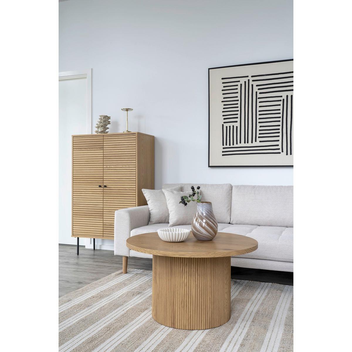 Couchtisch Boavista Eichefarben B: 80cm - Eichefarben, Design, Holzwerkstoff (80/80/45cm) - MID.YOU