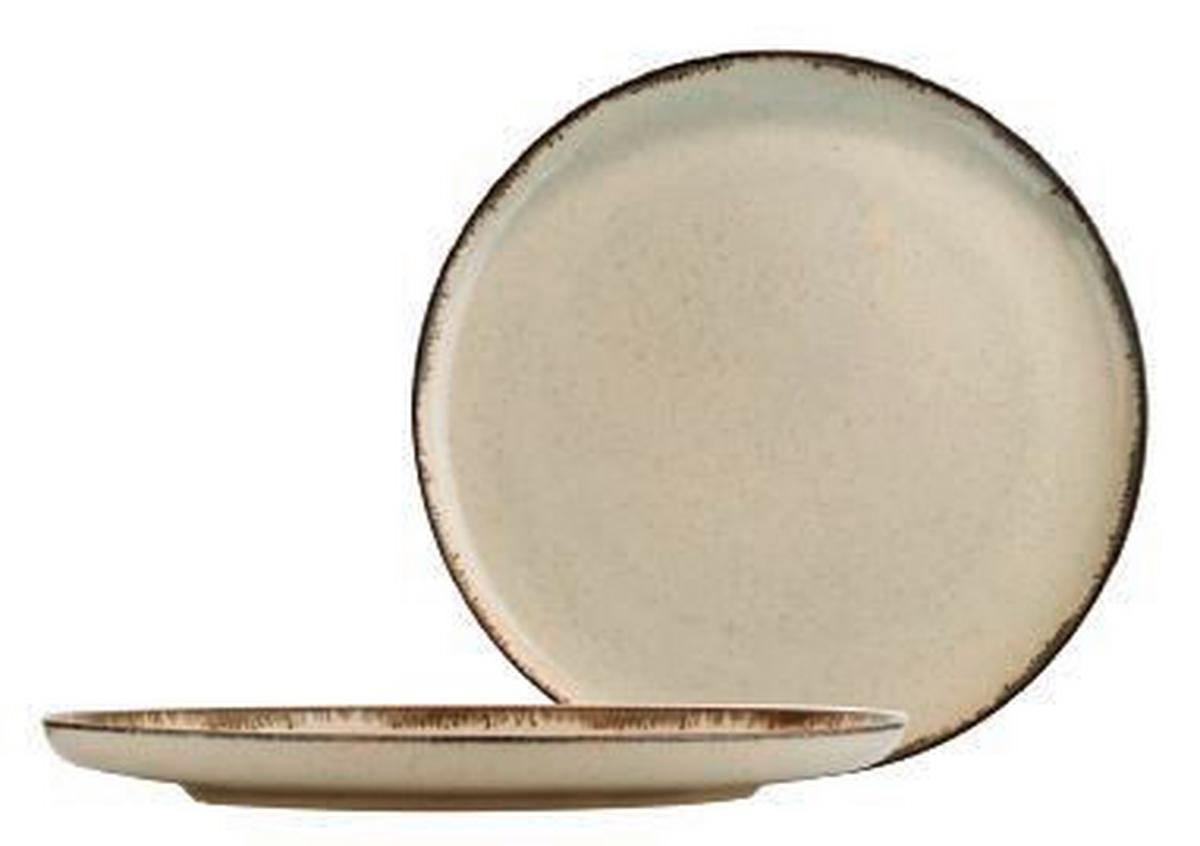 Dessertteller Porzellan Rund, Beige Sonora ca. 19 cm - Beige, MODERN, Keramik (19cm) - James Wood