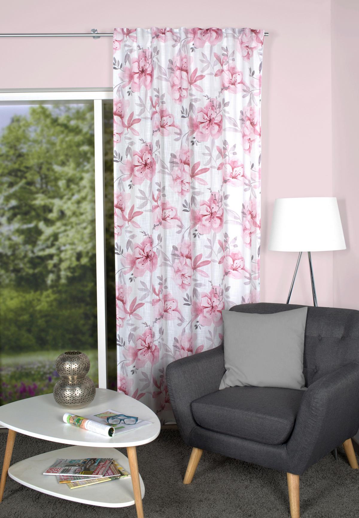 Kombivorhang Naira Beere - Beere, Basics, Textil (140/245cm) - Schmidt W. Gmbh