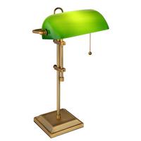 Tischleuchte 2491n - Messingfarben/Weiß, KONVENTIONELL, Glas/Metall (26,5/25/56cm) - Globo