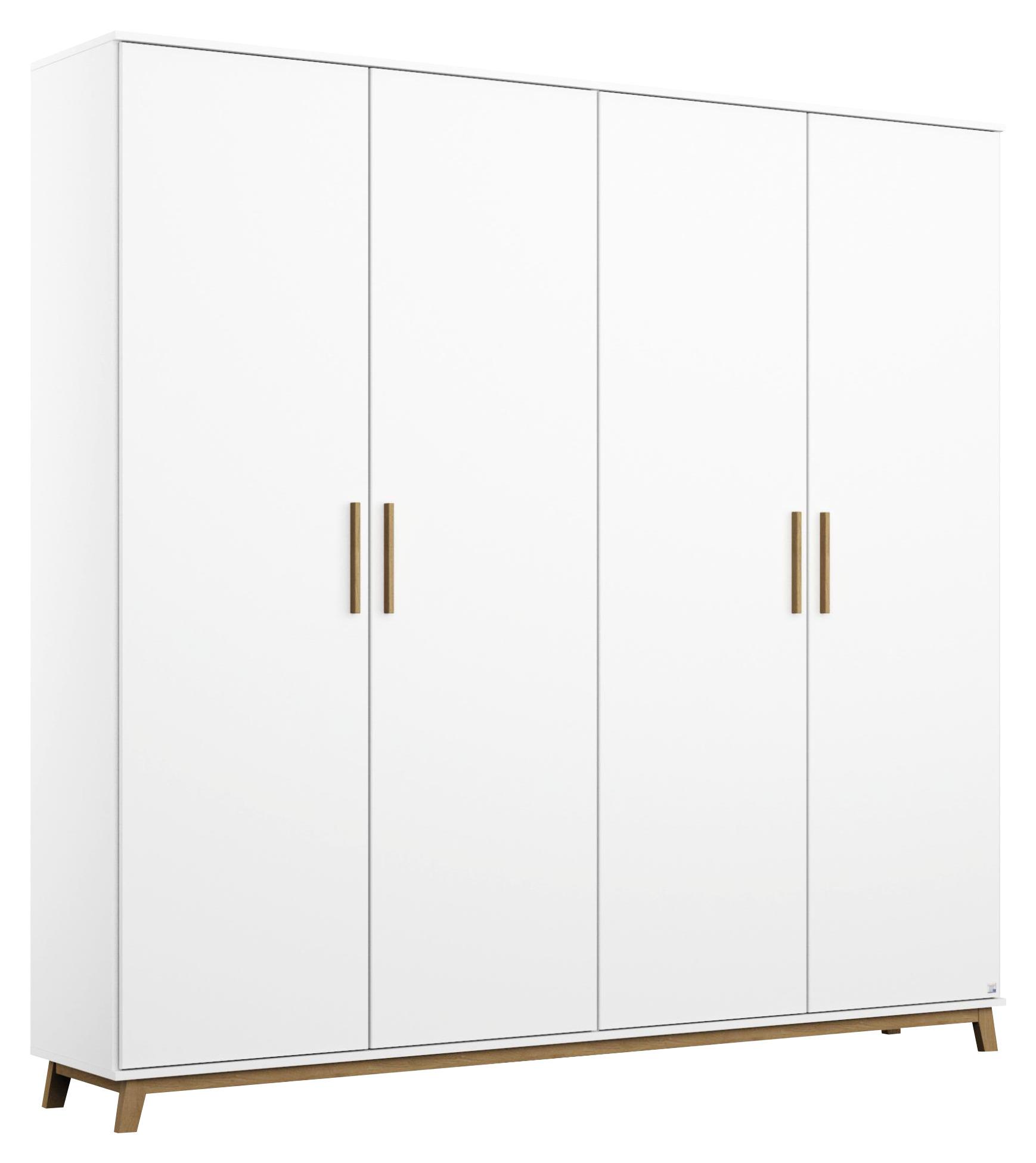 Schöner Kleiderschrank in Weiß