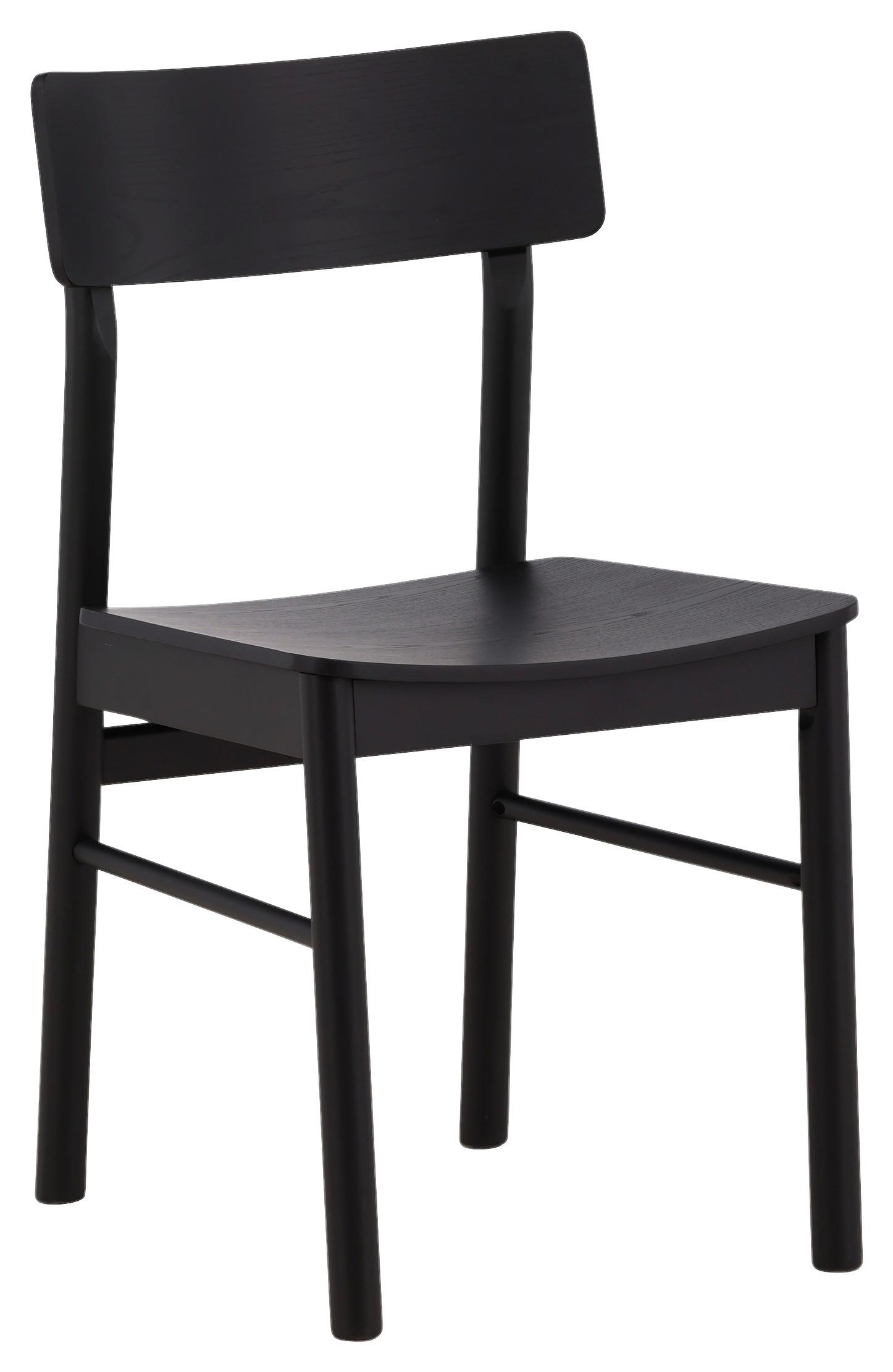Stuhl-Set Montros - Schwarz, Design, Holz/Holzwerkstoff (45.5/82/48cm) - Livetastic