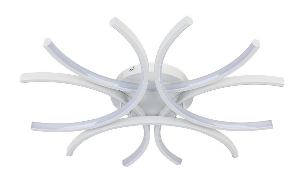 STROPNÉ LED SVIETIDLO WILMA - biela, Modern, kov/plast (60/60/8,5cm) - Mömax