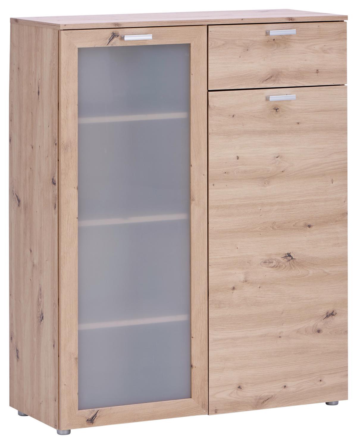 Kommode 90cm Xeno, Weiß Xeno "x2m G2 909" - MODERN, Holzwerkstoff (90/115/37cm)