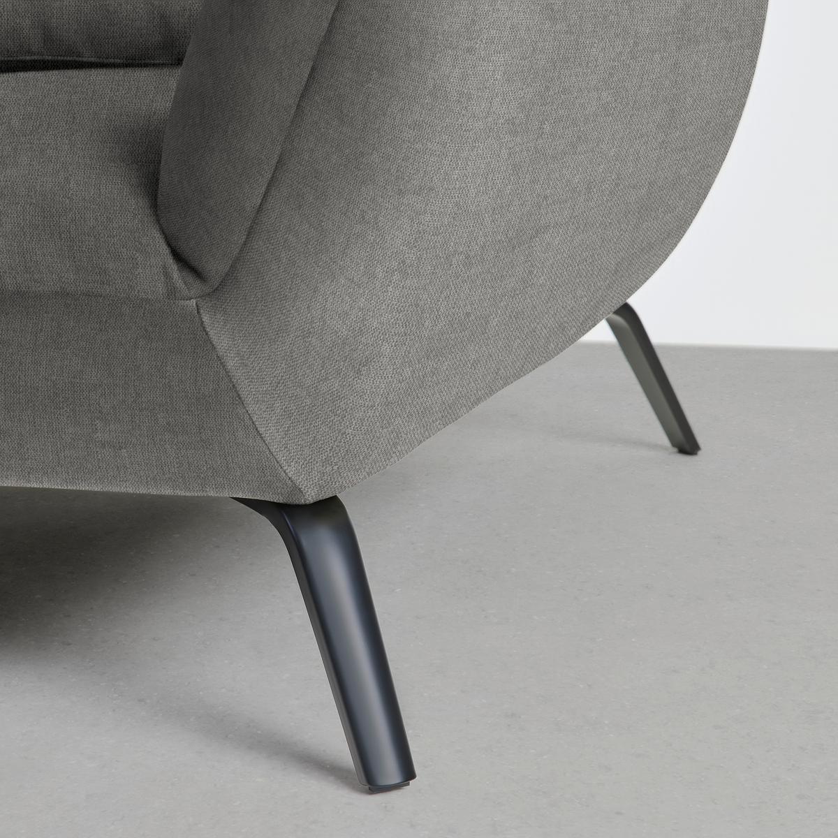 Rohová sedačka TRENDY, ľavá, sivá - čierna/sivá, Modern, kov/kompozitné drevo (250/93/310cm) - Premium Living
