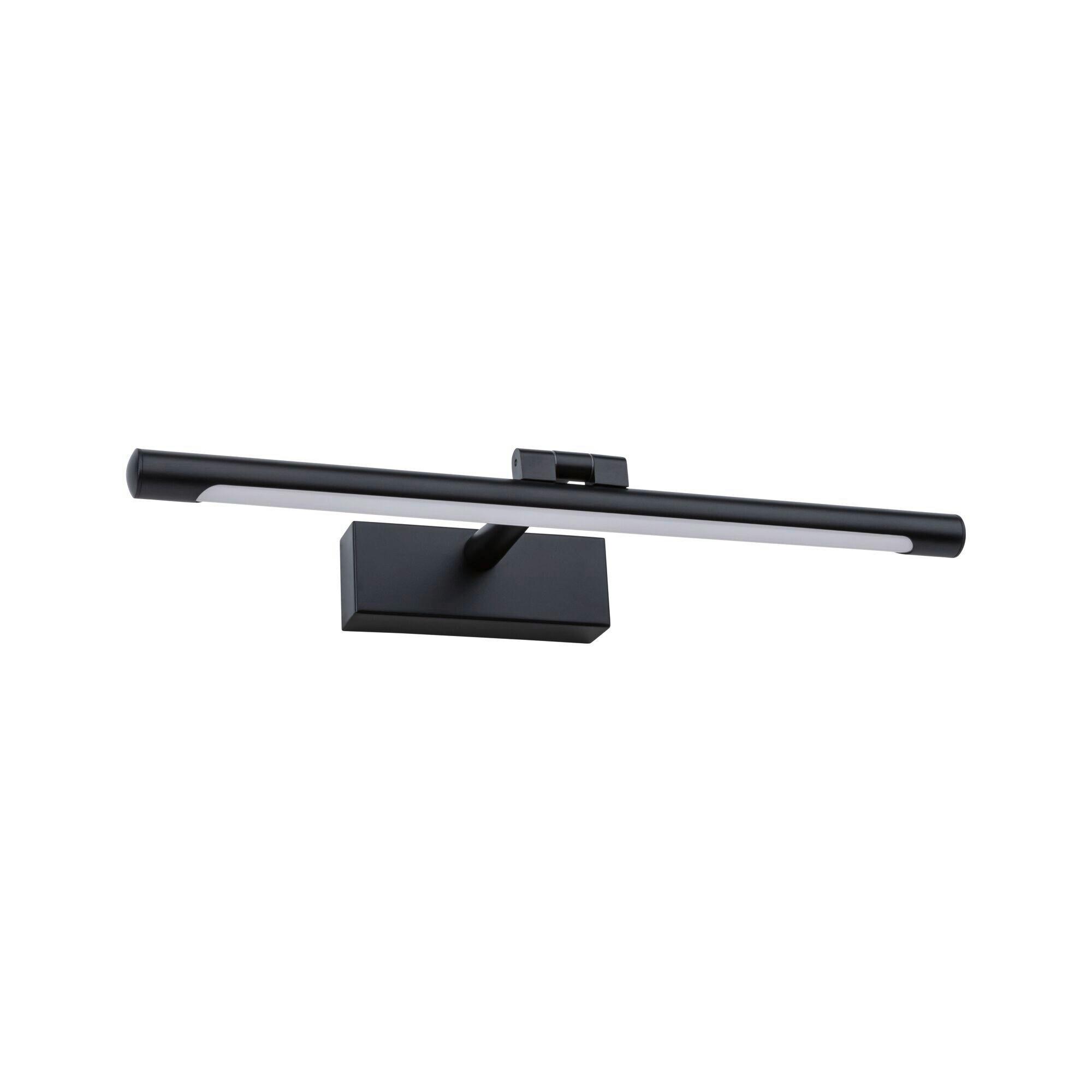 Bilderleuchte 95564 Schwarz, Warmweiß mit 1x LED - Schwarz, Basics, Metall (41,5/41,5/5cm) - Paulmann