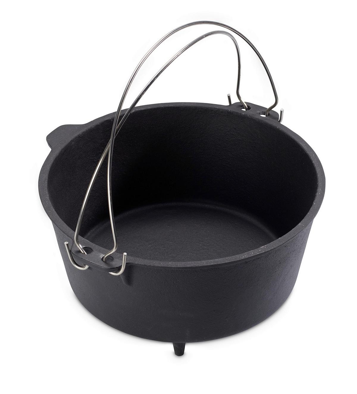 Dutch-Oven-Set Ew-Ge-1225 - Schwarz, Basics, Metall (31,5/31,5/21cm) - Echtwerk