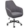 Drehstuhl Columbus - Dunkelgrau/Schwarz, LIFESTYLE, Kunststoff/Textil (63/93-98/71cm) - Livetastic