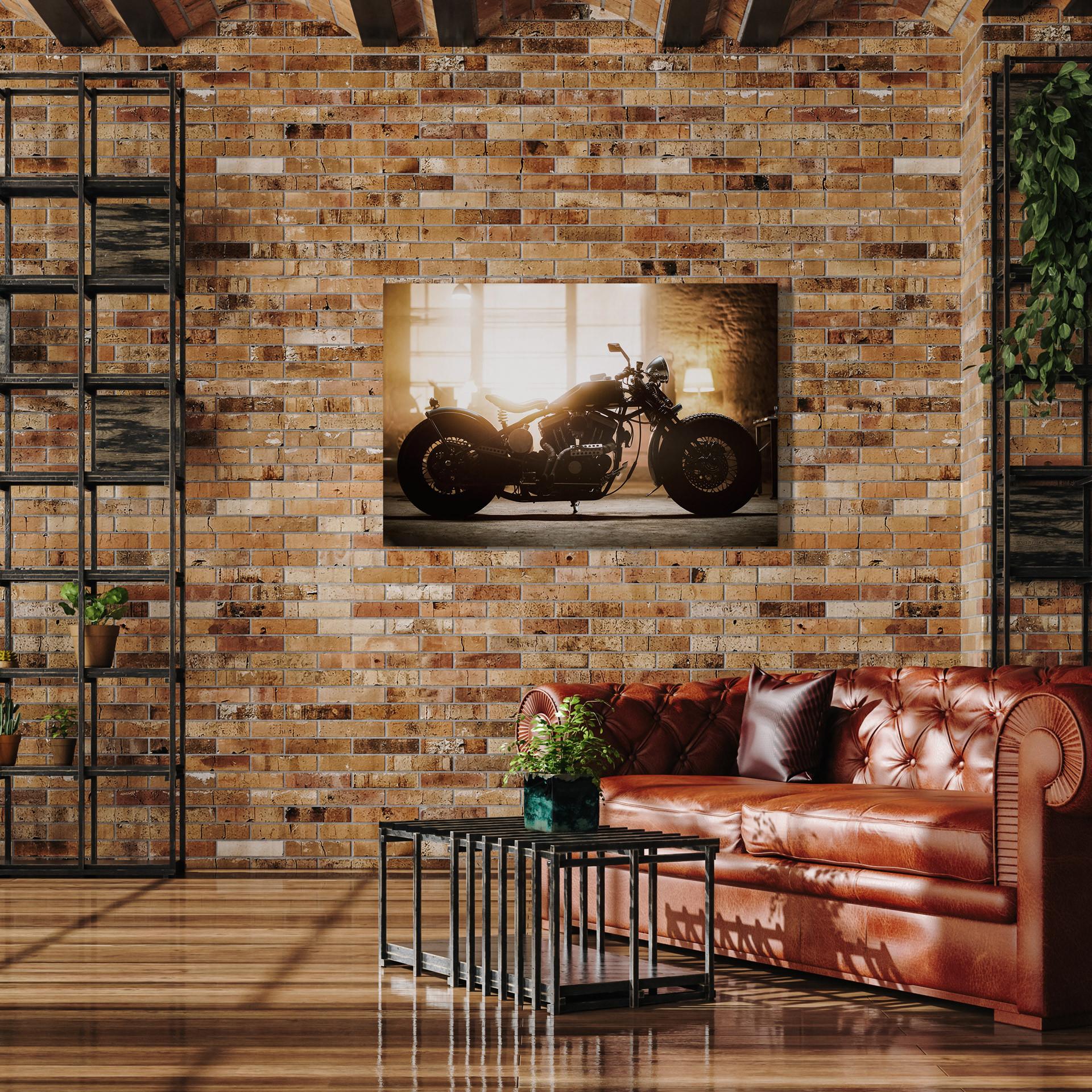 OBRAZ NA PLÁTNE SILVER - hnedá/béžová, kompozitné drevo/textil (120/80cm) - Premium Living