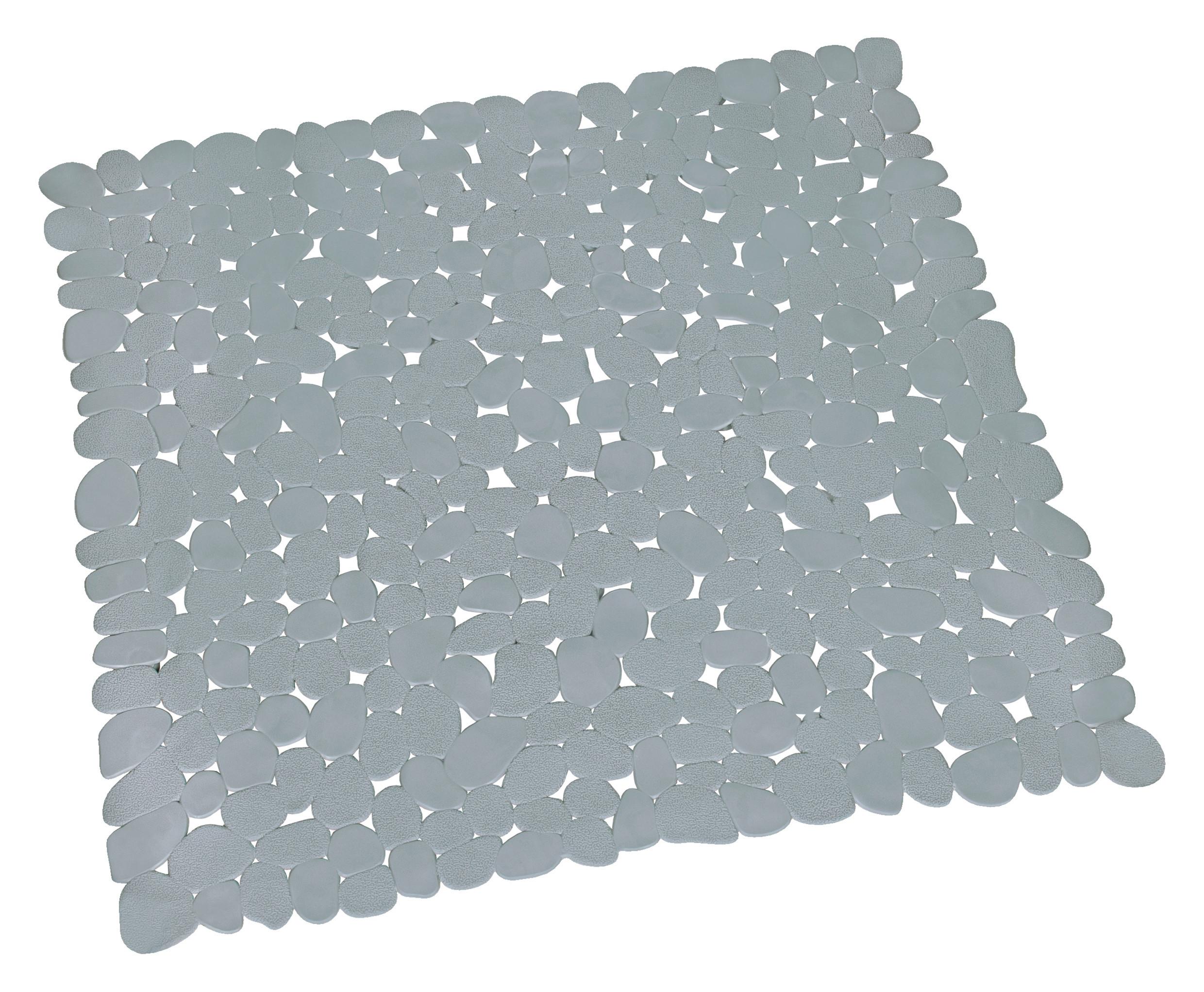 Sprchová vložka Stones, 50/50cm, světle šedá - světle šedá, plast (50/50cm) - Modern Living