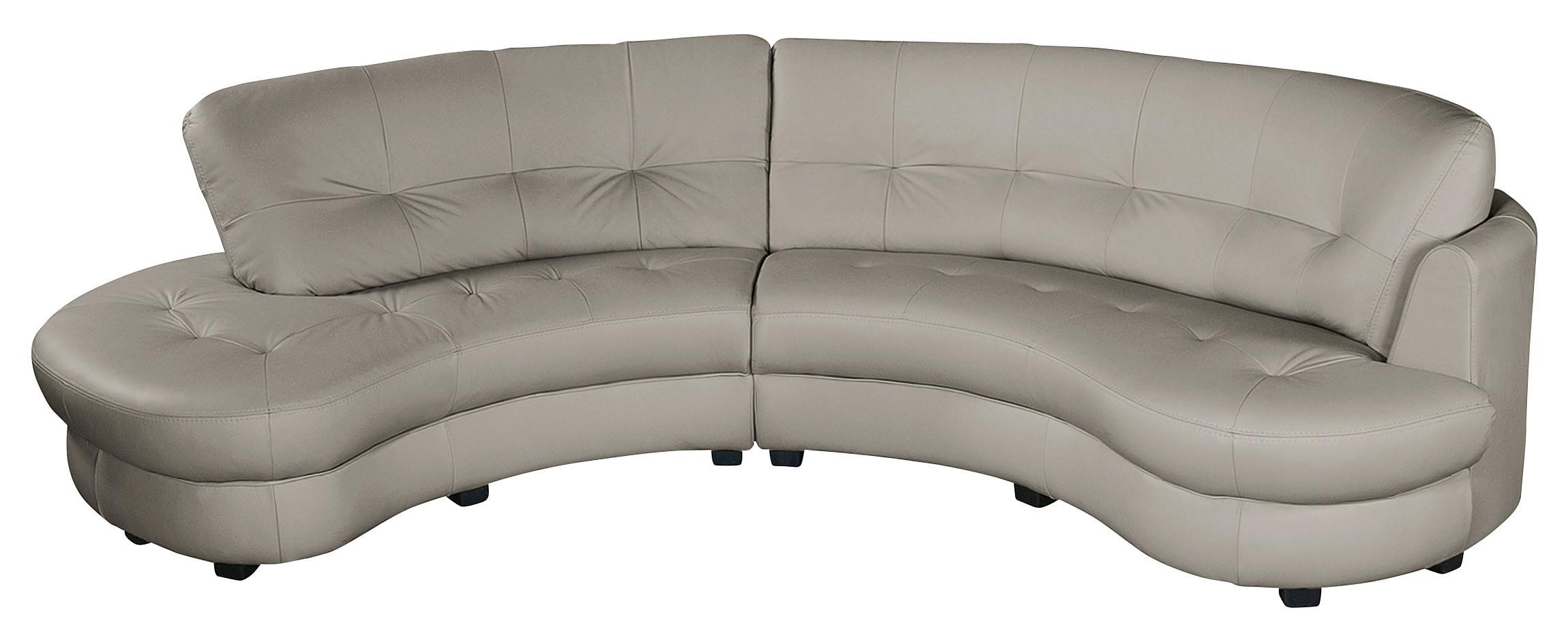 Ecksofa Bretania Hellgrau, S: 113x300 cm - Hellgrau/Schwarz, Design, Leder/Textil (113/300cm) - Livetastic