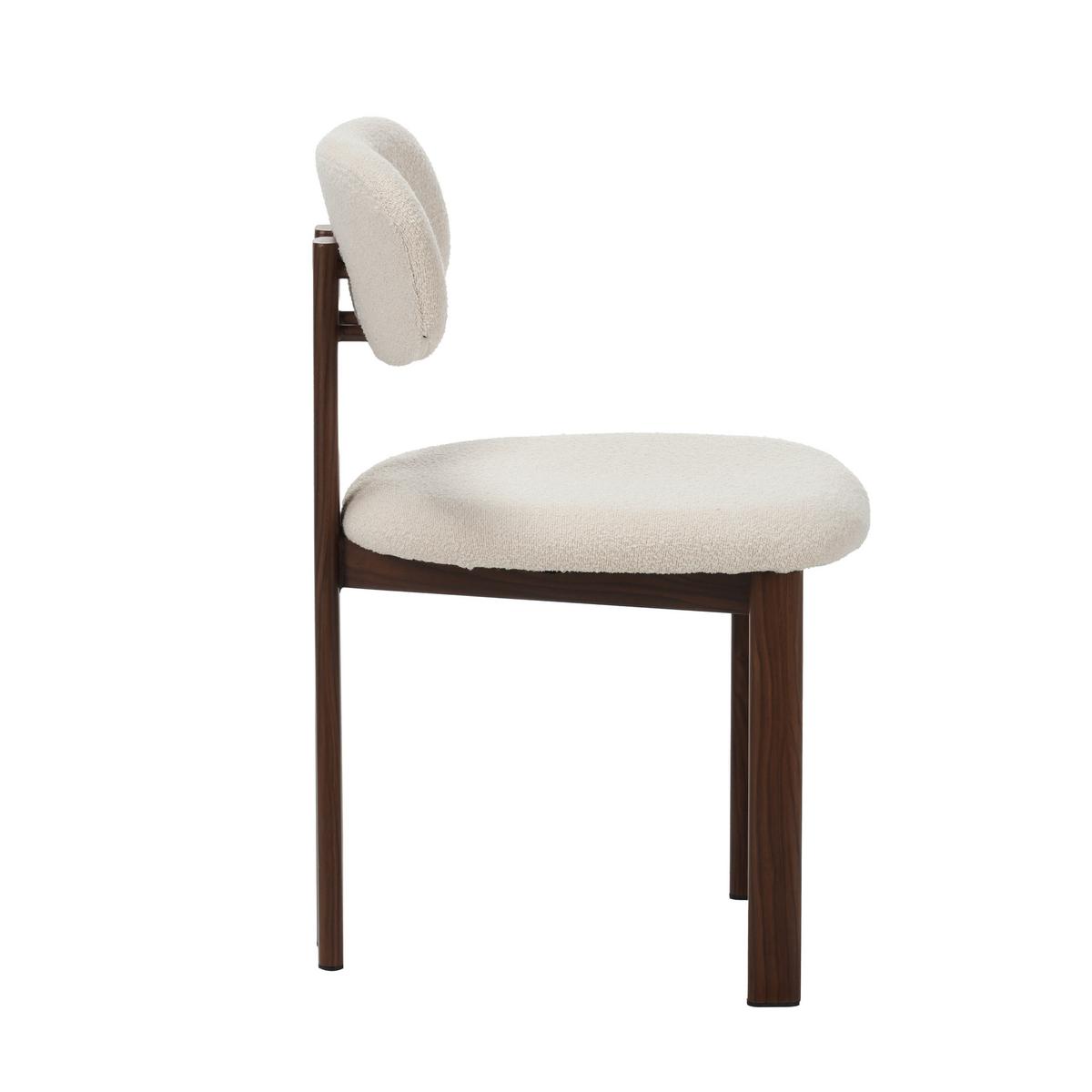 STUHL-SET Elfenbein B: 50cm - Elfenbein, MODERN, Textil/Metall (50/80/52cm) - Livetastic