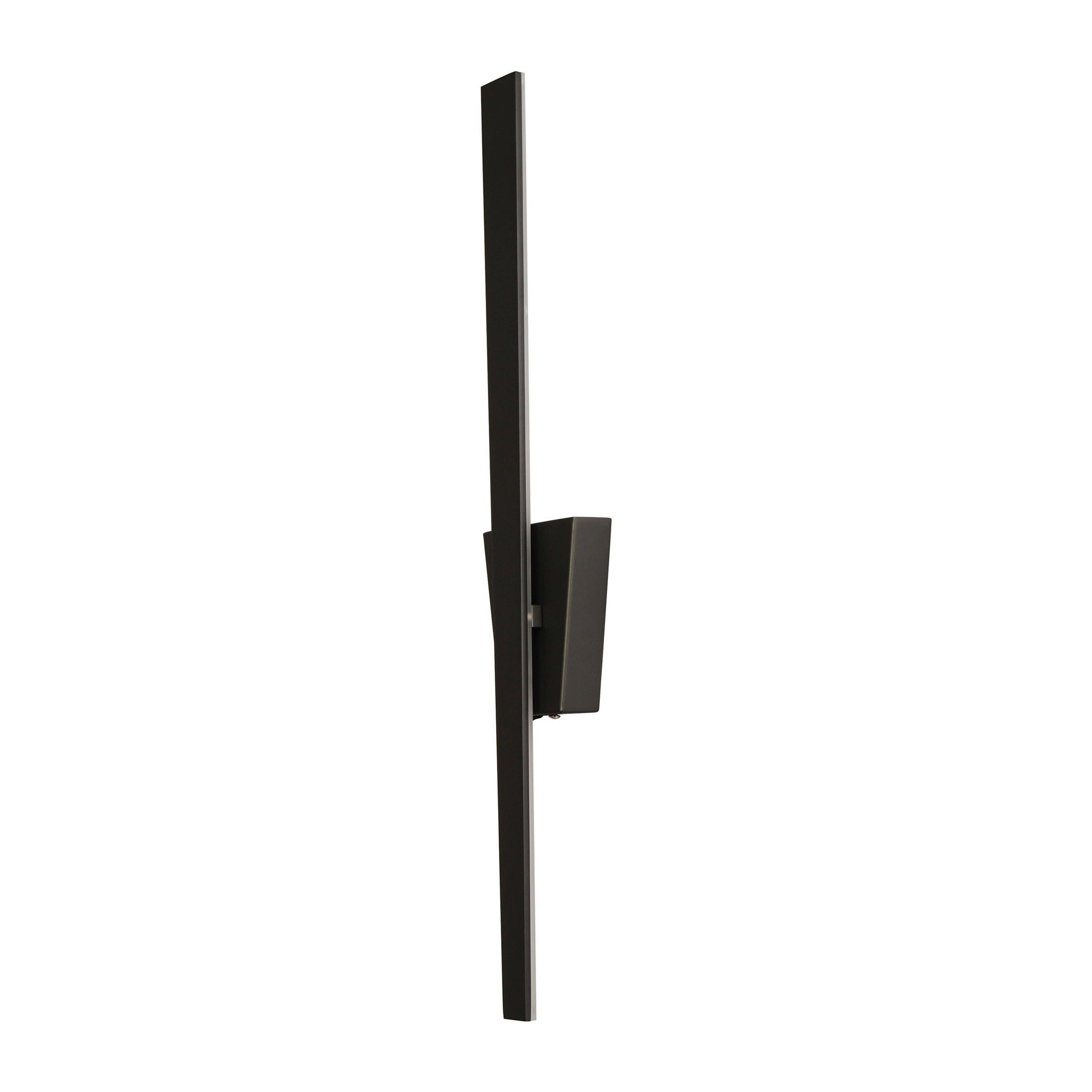 Wandleuchte Trevor - Schwarz, Basics, Metall (10/4,5/62cm) - Näve