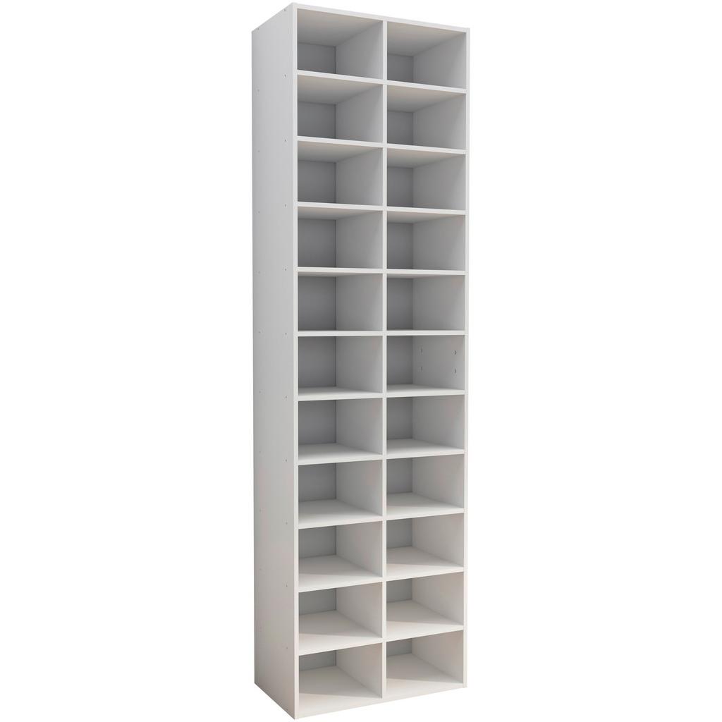 SCHUHREGAL Weiß, 52 cm