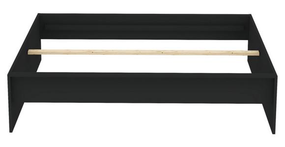Bettrahmen Unit 180 - Anthrazit, KONVENTIONELL, Holzwerkstoff - Ondega