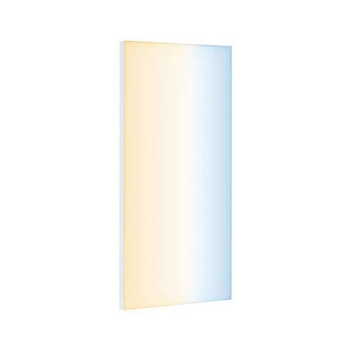LED-Paneel L: 59,5 cm dimmbar - Weiß, Design, Metall (59,5/29,5/5cm) - Paulmann