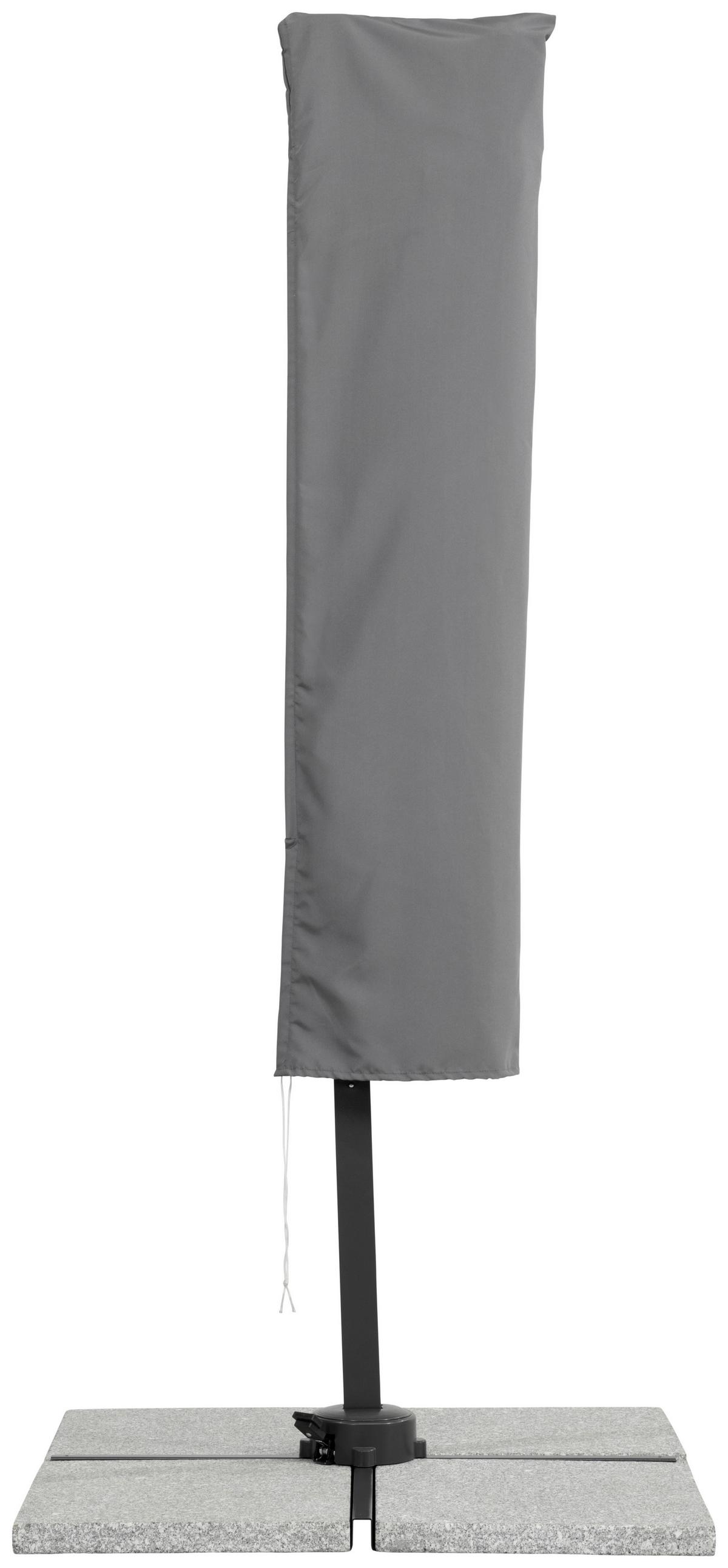 Ampelschirm Rhodos Junior BxHxT: 300x239x230 cm Rot - Anthrazit/Rot, Basics, Textil/Metall (300/239/230cm) - Schneider