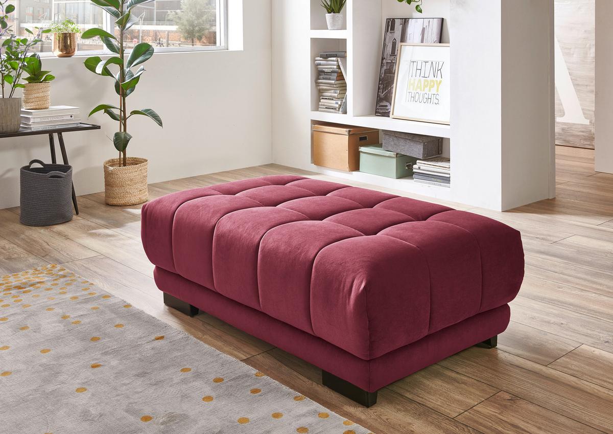 Taburetka IBA, bobuľová - bobuľová, Lifestyle, textil (126/44/76cm)