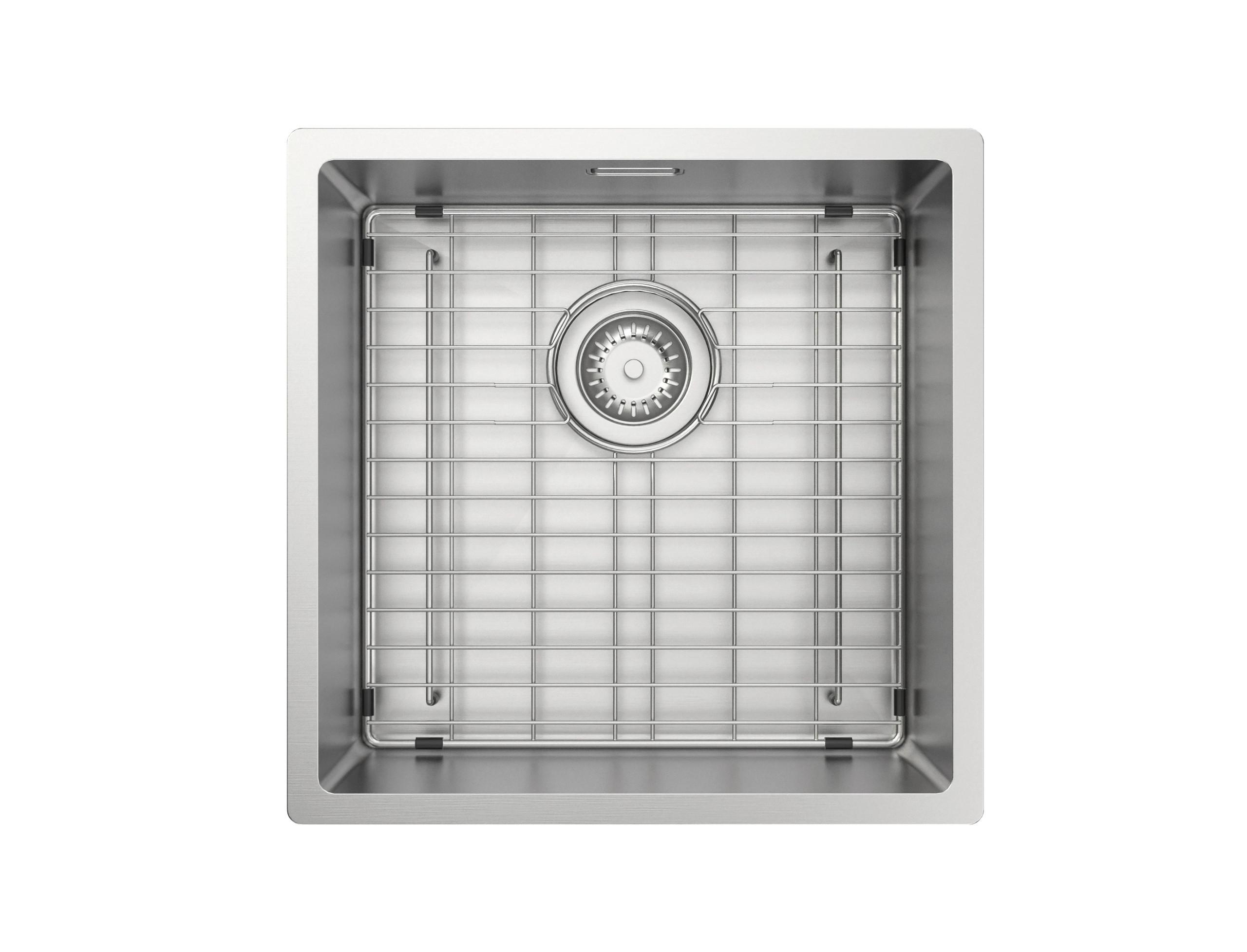 SPÜLE ARIA - Edelstahlfarben, Design, Metall (44/44cm) - Schütte