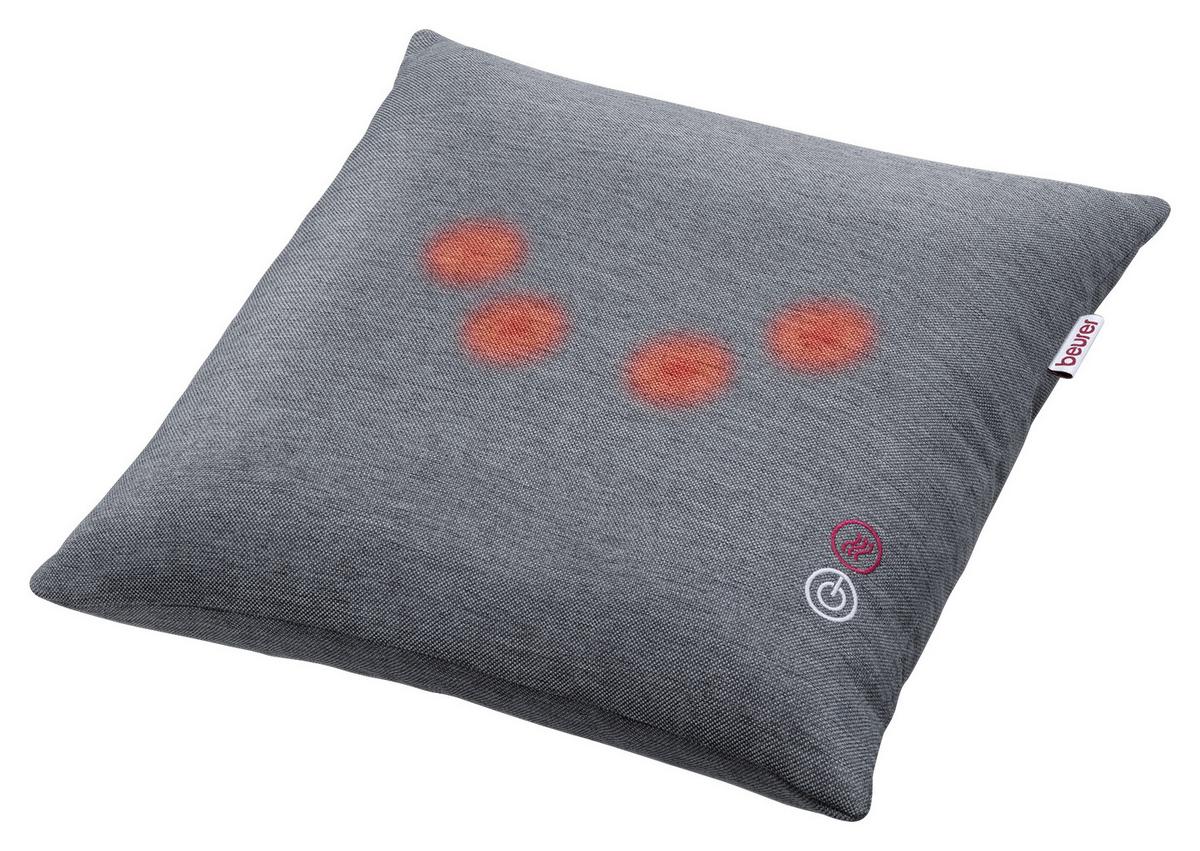 Shiatsu-massagekissen Geeignet Für Rücken, Beine, Nacken - Grau, KONVENTIONELL, Textil (40/40/10cm) - Beurer
