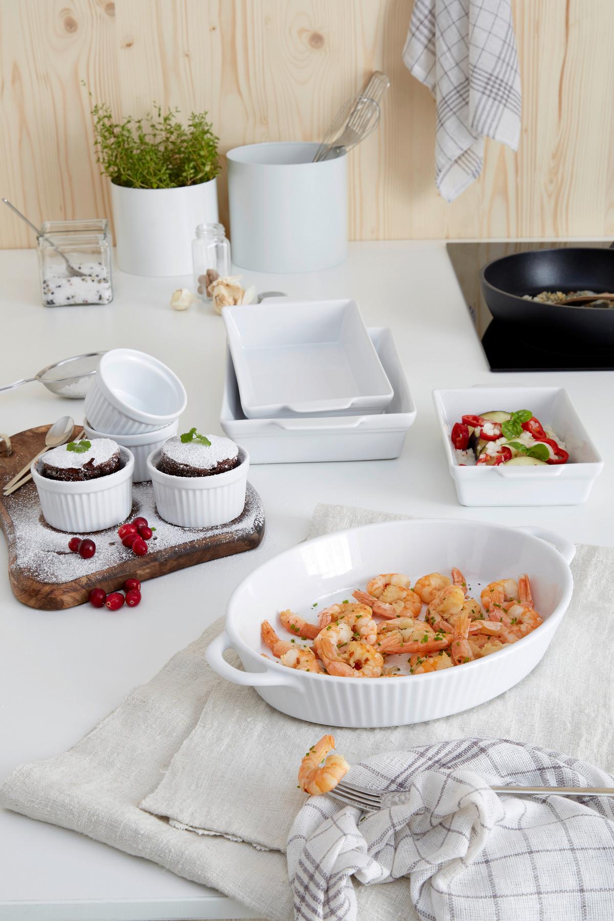 Szufléforma Livia - fehér, Romantik / Landhaus, kerámia (9/5,5cm) - James Wood