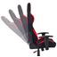 Gamingstuhl DX Racer 1 Schwarz/Rot - Rot/Schwarz, MODERN, Kunststoff/Textil (78/123-132/52cm) - Dxracer
