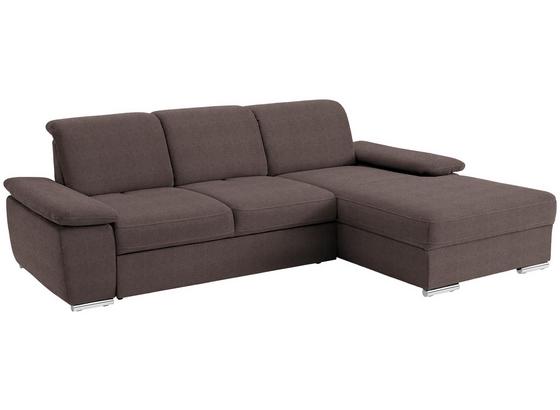 Wohnlandschaft In L-Form Leandro 283x184 cm - Chromfarben/Dunkelbraun, MODERN, Textil (283/184cm) Wohnlandschaft In L-Form Leandro 283x184 cm - Chromfarben/Dunkelbraun, MODERN, Textil (283/184cm)