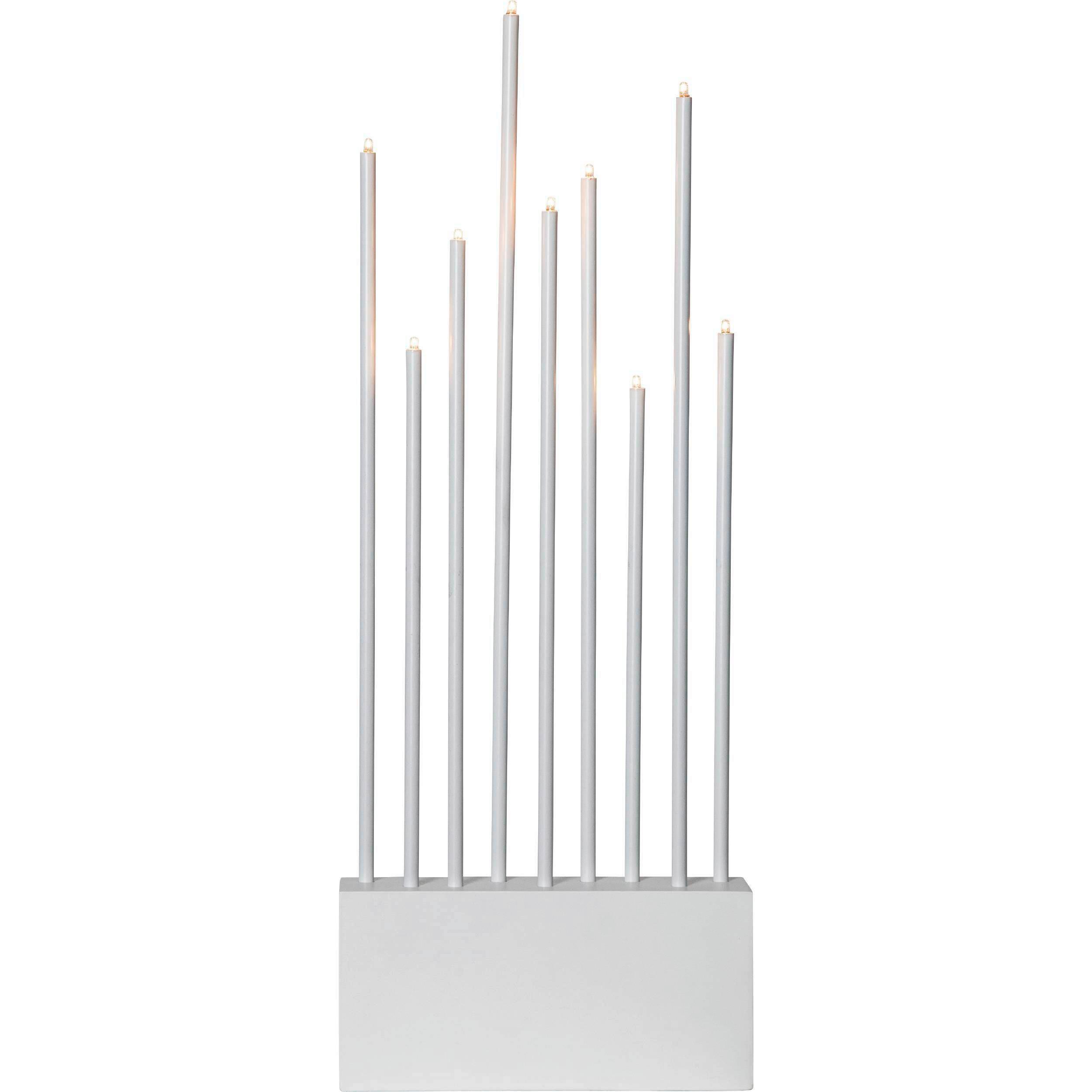 Led-kerze 410953 Buzz - Weiß, Basics, Holz/Metall (23/6/60cm) - Eglo