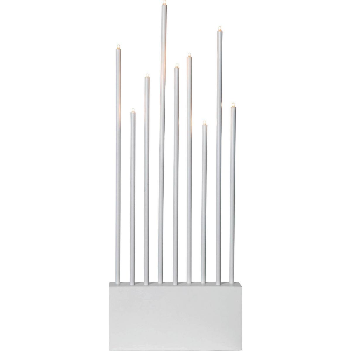 Led-kerze 410953 Buzz - Weiß, Basics, Holz/Metall (23/6/60cm) - Eglo