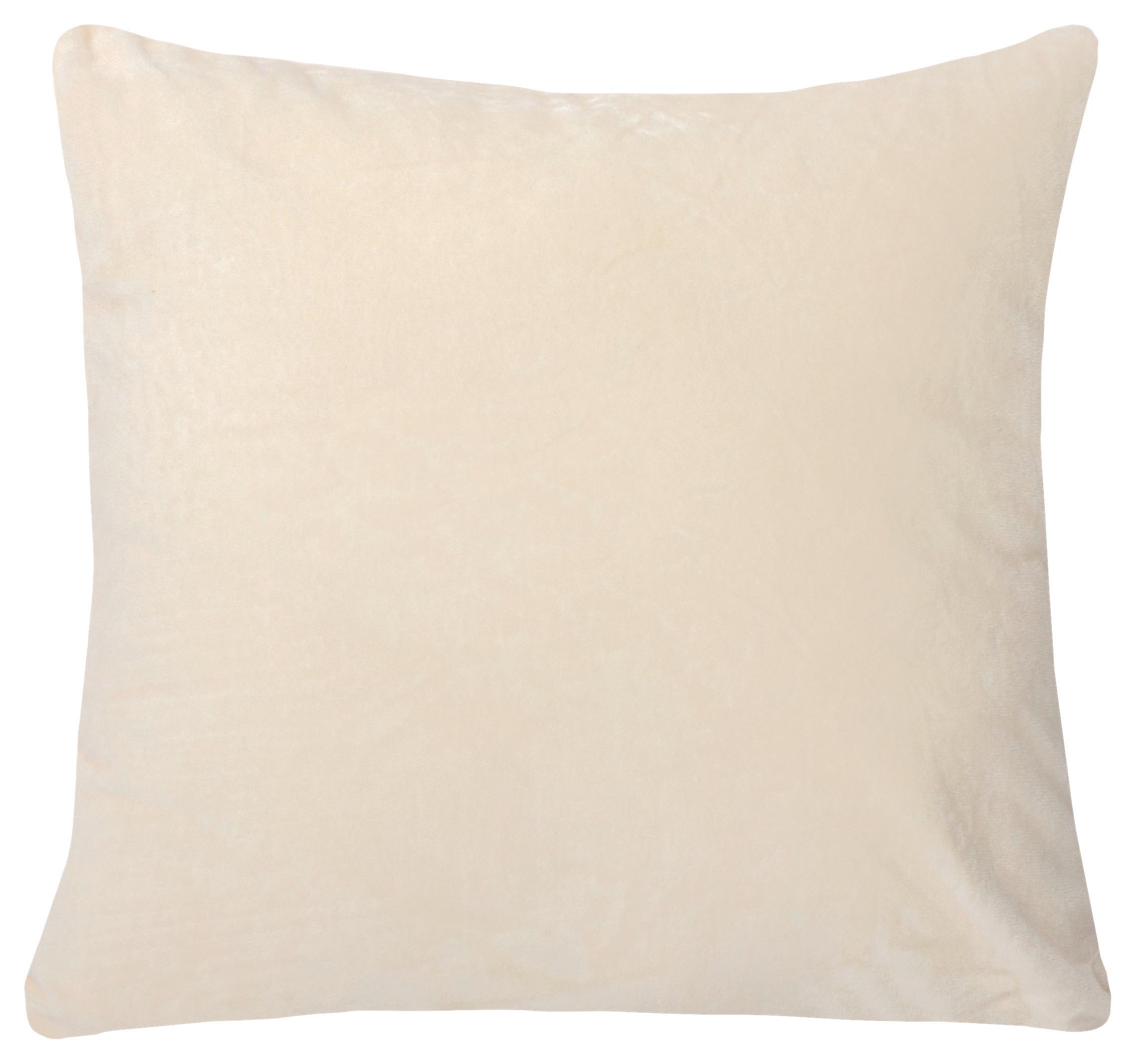 Kissenhülle Uta - Türkis/Taupe, KONVENTIONELL, Textil (40/40cm) - Ondega