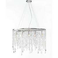 Csillár 4762/s - krómszínű, Konventionell, üveg/fém (75/40/120cm)